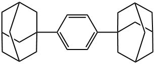 tricyclo[3.3.1.1~3,7~]decane, 1,1'-(1,4-phenylene)bis-|1,1'-(1,4-伸苯基)二金刚烷