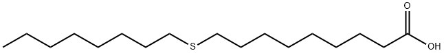 10-チアステアリン酸 化学構造式