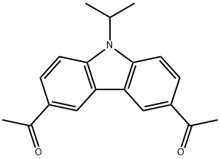 3,6-Diacetyl-9-isopropyl-9H-carbazole Struktur