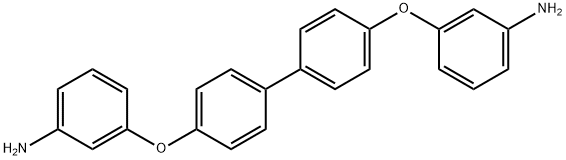 3,3'-(ビフェニル-4,4'-ジイルビスオキシ)ビス(ベンゼンアミン) 化学構造式