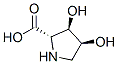 D-Proline, 3,4-dihydroxy-, (2alpha,3beta,4beta)- (9CI) Structure