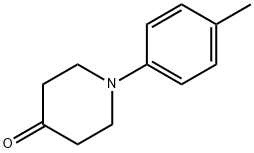 1-(4-methylphenyl)piperidin-4-one Struktur