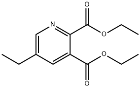 5-Ethylpyridine-2,3-dicarboxylic acid diethyl ester Struktur