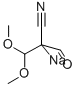 3,3-Dimethoxy-2-(hydroxymethylene)propionitrile sodium salt Struktur