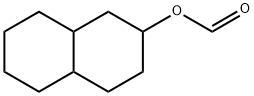 DECAHYDRO-2-NAPHTHYL FORMATE Structure