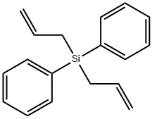 ジアリルジフェニルシラン 化学構造式