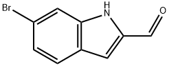 6-BROMO-1H-INDOLE-2-CARBALDEHYDE Struktur