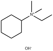 环己基乙基二甲基氢氧化铵, 105197-93-1, 结构式