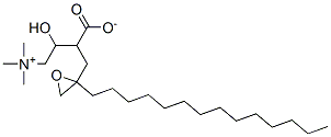 2-tetradecylglycidylcarnitine Structure