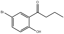 1-(5-溴-2-羟基苯基)丁烷-1-酮, 105211-80-1, 结构式