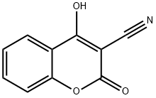 4-HYDROXY-2-OXO-2H-CHROMENE-3-CARBONITRILE Struktur