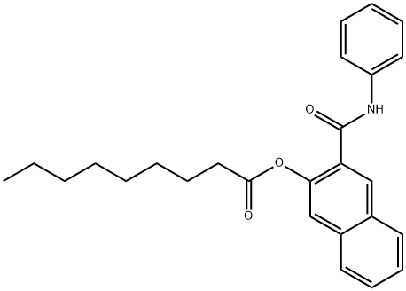 色酚AS壬酸酯,10523-82-7,结构式