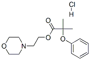 2-吗啉基乙基2-苯氧基异丁酸酯盐酸盐, 10524-82-0, 结构式