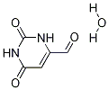 1,2,3,6-四氢-2,6-二氧代-4-嘧啶甲醛一水合物 结构式
