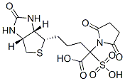 biotinyl-N-hydroxysulfosuccinimide ester Structure