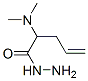 4-Pentenoic  acid,  2-(dimethylamino)-,  hydrazide 化学構造式