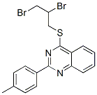 4-[(2,3-Dibromopropyl)sulfanyl]-2-(4-methylphenyl)quinazoline 结构式