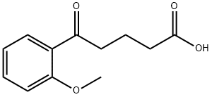 5-(2-メトキシフェニル)-5-オキソ吉草酸 化学構造式