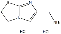 (2,3-Dihydroimidazo[2,1-b][1,3]thiazol-6-ylmethyl)amine dihydrochloride Structure