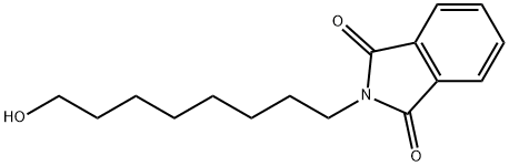 N-(8-ヒドロキシオクチル)フタルイミド 化学構造式