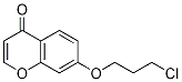 7-(3-クロロプロポキシ)クロモン 化学構造式