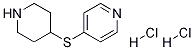 4-(PIPERIDIN-4-YLSULFANYL)PYRIDINE 2HCL Structure