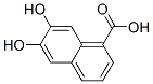 1-Naphthalenecarboxylic acid, 6,7-dihydroxy- (9CI) Struktur