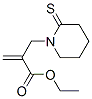 1-Piperidinepropanoic  acid,  -alpha--methylene-2-thioxo-,  ethyl  ester,105284-82-0,结构式