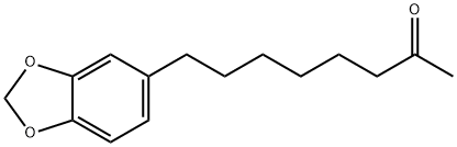 8-(1,3-Benzodioxol-5-yl)-2-octanone Structure