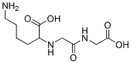 N-(1-carboxy-5-aminopentyl)glycylglycine Structure