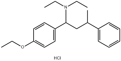 [1-(4-ethoxyphenyl)butyl]diethylammonium chloride  Structure