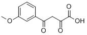 4-(3-Methoxy-phenyl)-2,4-dioxo-butyric acid 结构式