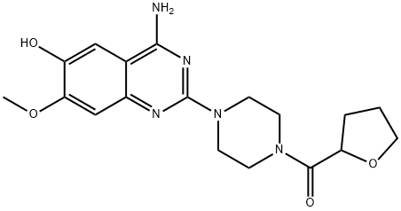 105356-89-6 [4-(4-アミノ-6-ヒドロキシ-7-メトキシ-2-キナゾリニル)-1-ピペラジニル](テトラヒドロ-2-フラニル)メタノン
