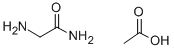 GLYCINE AMIDE ACETATE, 105359-66-8, 结构式