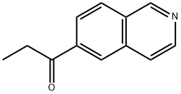 1-(6-异喹啉基)-1-丙酮 结构式