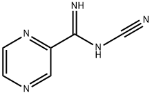 Pyrazine-2-N-cyanoamidine Struktur