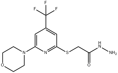 (6-Morpholin-4'-yl-4-(trifluoromethyl)-pyridin-2-ylsulfanyl)acethydrazide|