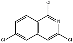 1,3,6-Trichloroisoquinoline Struktur
