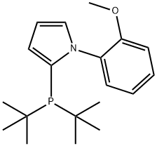 2-(二叔丁基膦)-1-(2-甲氧苯基)-1H-吡咯,1053658-91-5,结构式