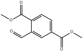 1,4-Benzenedicarboxylic  acid,  2-formyl-,1,4-dimethyl  ester 化学構造式