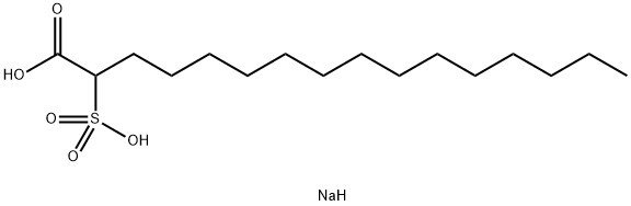 sodium hydrogen sulphonatopalmitate Structure