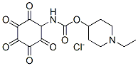 (1-ethyl-3,4,5,6-tetrahydro-2H-pyridin-4-yl) N-(2-pentoxyphenyl)carbam ate chloride 化学構造式