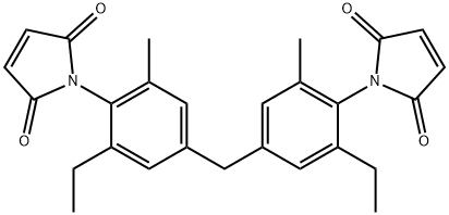 双(3-乙基-5-甲基-4-马来酰亚胺基苯基)甲烷,105391-33-1,结构式