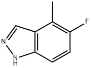 5-FLUORO-4-METHYL-(1H)INDAZOLE Struktur