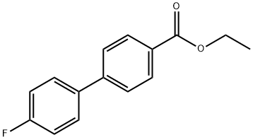 4'-FluoroBiphenyl-4-carBoxylicacidethylester 化学構造式