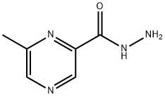 Pyrazinecarboxylic acid, 6-methyl-, hydrazide (9CI) Struktur