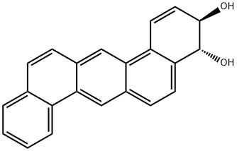 3R,4R-DIHYDROXY-3,4-DIHYDRO-DIBENZANTHRACENE Struktur