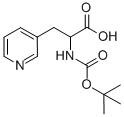 2-TERT-BUTOXYCARBONYLAMINO-3-PYRIDIN-3-YL-PROPIONIC ACID Structure