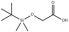 2-((叔丁基二甲基甲硅烷基)氧基)乙酸, 105459-05-0, 结构式