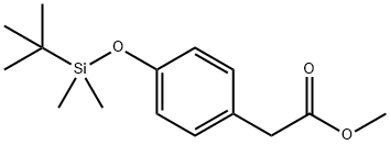 4-tert-ButyldiMethylsilyloxybenzeneacetic Acid Methyl Ester Structure